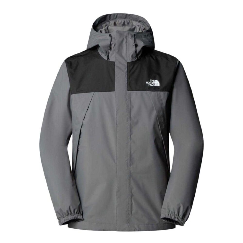 The North Face Mens Antora Hiking Waterproof Jacket / Black/Smoke